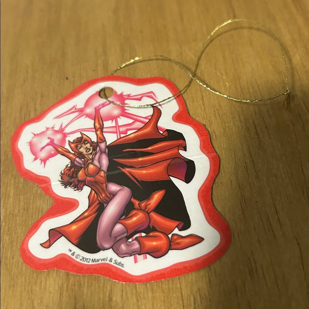 • “Crimson Energy Heroine Hanging Decor”